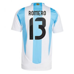 Fotbalové Dres Argentina Cristian Romero #13 Domácí Oblečení Copa America 2024 Krátký Rukáv